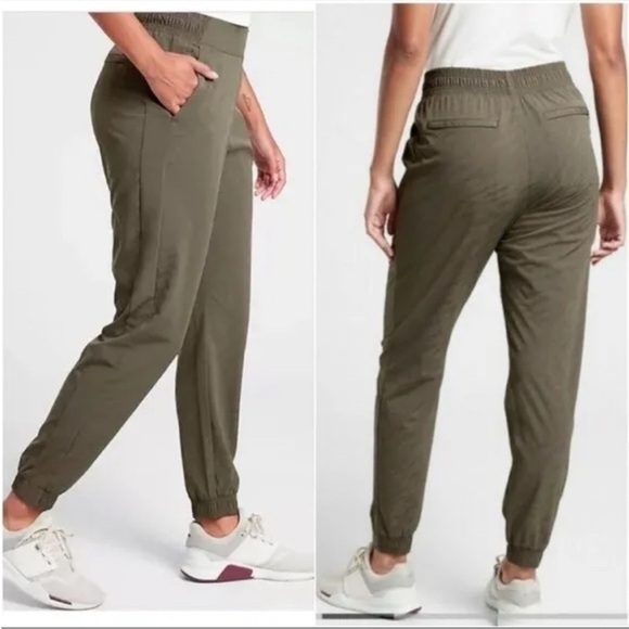 Athleta Brooklyn Textured Jogger Size 8 EUC - Picture 1 of 13
